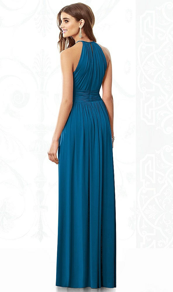 Back View - Ocean Blue After Six Bridesmaid Dress 6696