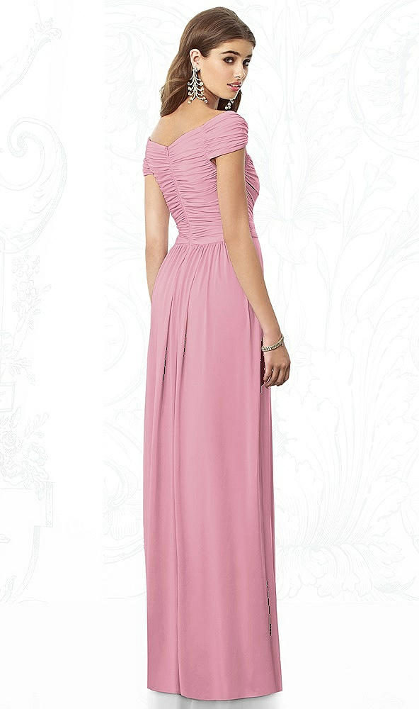 Back View - Sea Pink After Six Bridesmaid Dress 6697