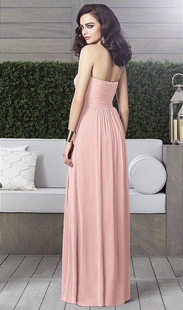 Back View - Rose - PANTONE Rose Quartz Dessy Collection Style 2910