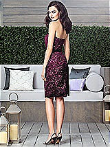 Rear View Thumbnail - Fuchsia & Black Dessy Collection Style 2911