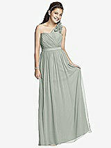 Front View Thumbnail - Willow Green Junior Bridesmaid Dress JR526