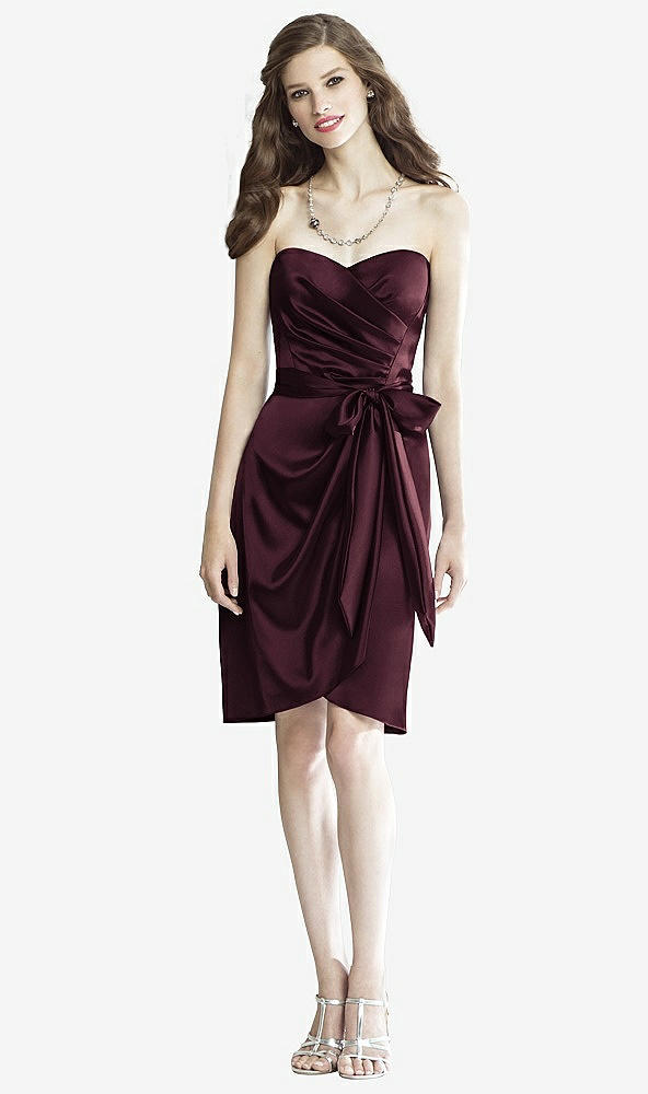 Front View - Bordeaux Social Bridesmaids Style 8133