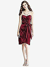 Front View Thumbnail - Burgundy Social Bridesmaids Style 8133