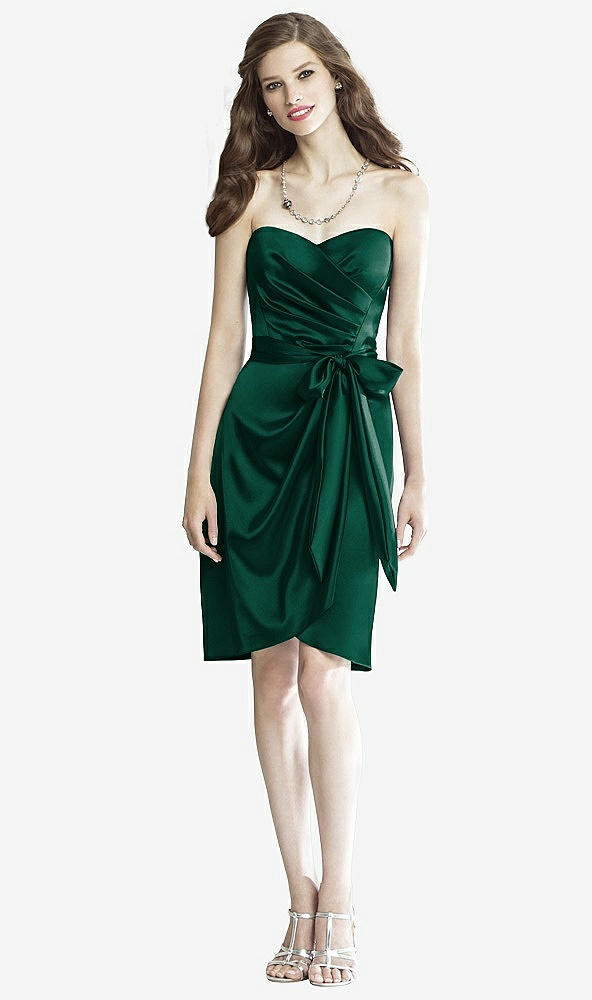 Front View - Hunter Green Social Bridesmaids Style 8133