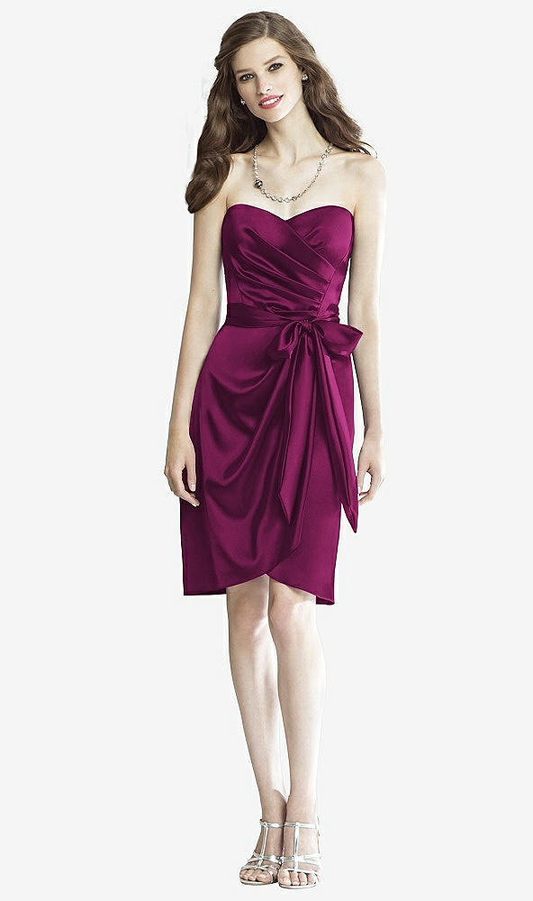 Front View - Merlot Social Bridesmaids Style 8133