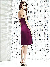 Rear View Thumbnail - Merlot Social Bridesmaids Style 8133