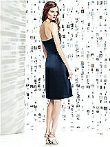 Rear View Thumbnail - Midnight Navy Social Bridesmaids Style 8133