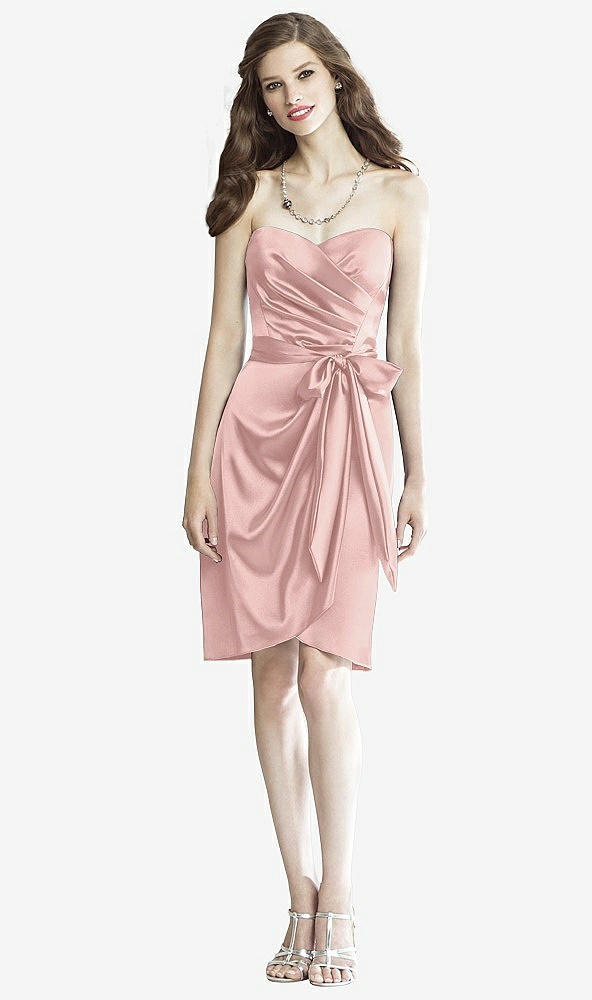 Front View - Rose - PANTONE Rose Quartz Social Bridesmaids Style 8133