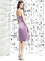 Rear View Thumbnail - Wood Violet Social Bridesmaids Style 8133