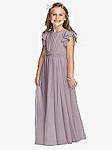 Front View Thumbnail - Lilac Dusk Flower Girl Dress FL4038