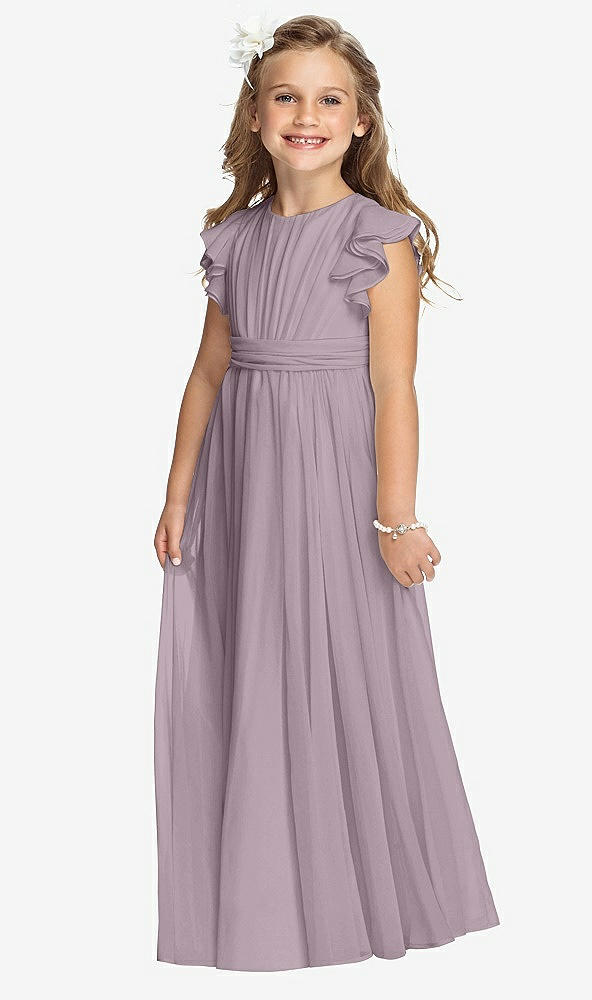 Front View - Lilac Dusk Flower Girl Dress FL4038