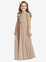 Front View Thumbnail - Topaz Flower Girl Dress FL4038