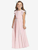 Front View Thumbnail - Ballet Pink Flower Girl Dress FL4038