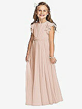 Front View Thumbnail - Cameo Flower Girl Dress FL4038