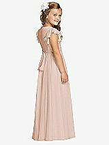 Rear View Thumbnail - Cameo Flower Girl Dress FL4038