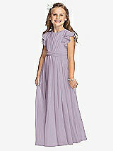 Front View Thumbnail - Lilac Haze Flower Girl Dress FL4038