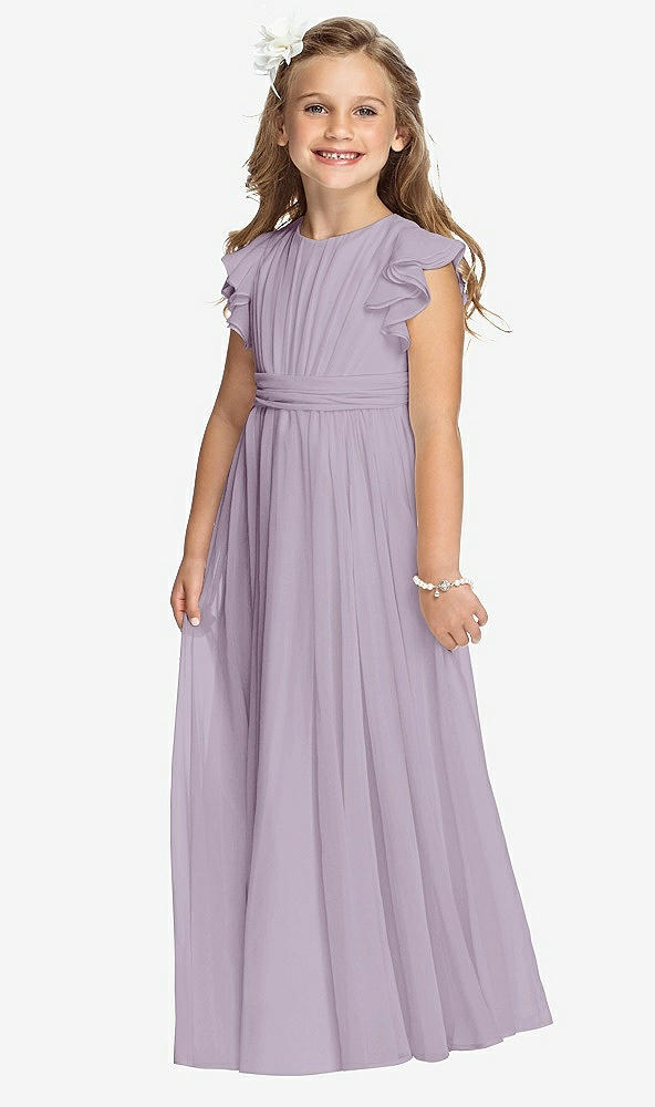 Front View - Lilac Haze Flower Girl Dress FL4038