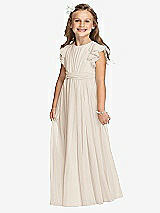 Front View Thumbnail - Oat Flower Girl Dress FL4038