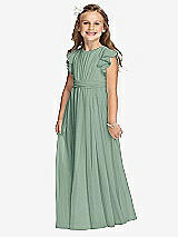 Front View Thumbnail - Seagrass Flower Girl Dress FL4038