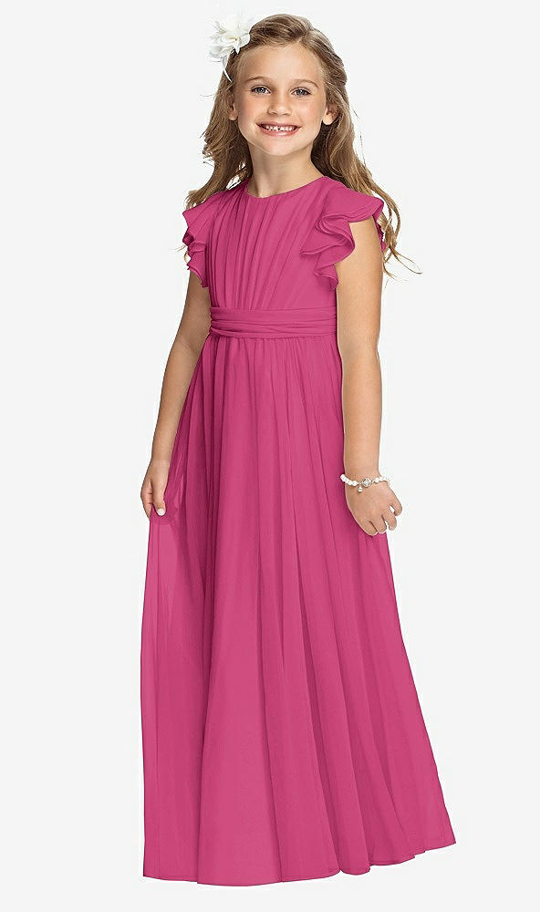 Front View - Tea Rose Flower Girl Dress FL4038