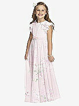 Front View Thumbnail - Watercolor Print Flower Girl Dress FL4038