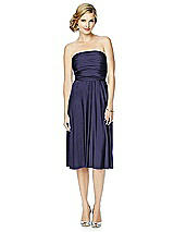 Alt View 5 Thumbnail - Amethyst Twist Wrap Convertible Cocktail Dress