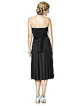 Alt View 6 Thumbnail - Black Twist Wrap Convertible Cocktail Dress