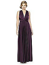 Alt View 5 Thumbnail - Aubergine Twist Wrap Convertible Maxi Dress