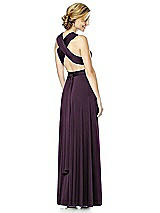 Alt View 6 Thumbnail - Aubergine Twist Wrap Convertible Maxi Dress