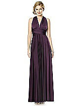 Alt View 7 Thumbnail - Aubergine Twist Wrap Convertible Maxi Dress