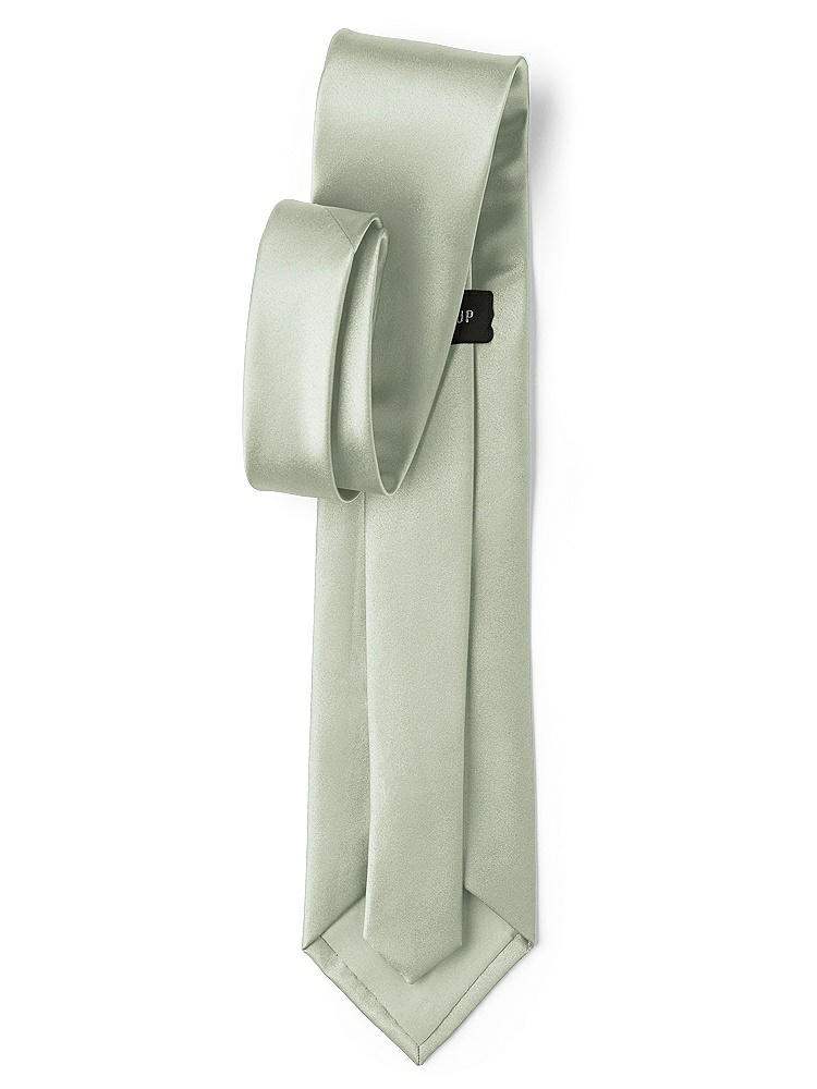 Back View - Celadon Matte Satin Neckties by After Six