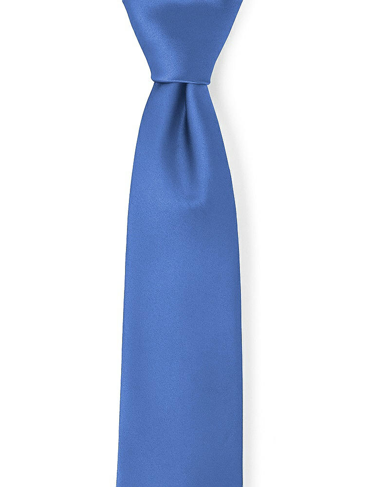 Front View - Cornflower Matte Satin Neckties by After Six