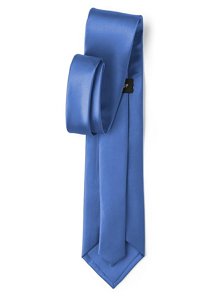 Back View - Cornflower Matte Satin Neckties by After Six