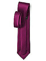 Rear View Thumbnail - Merlot Matte Satin Neckties by After Six