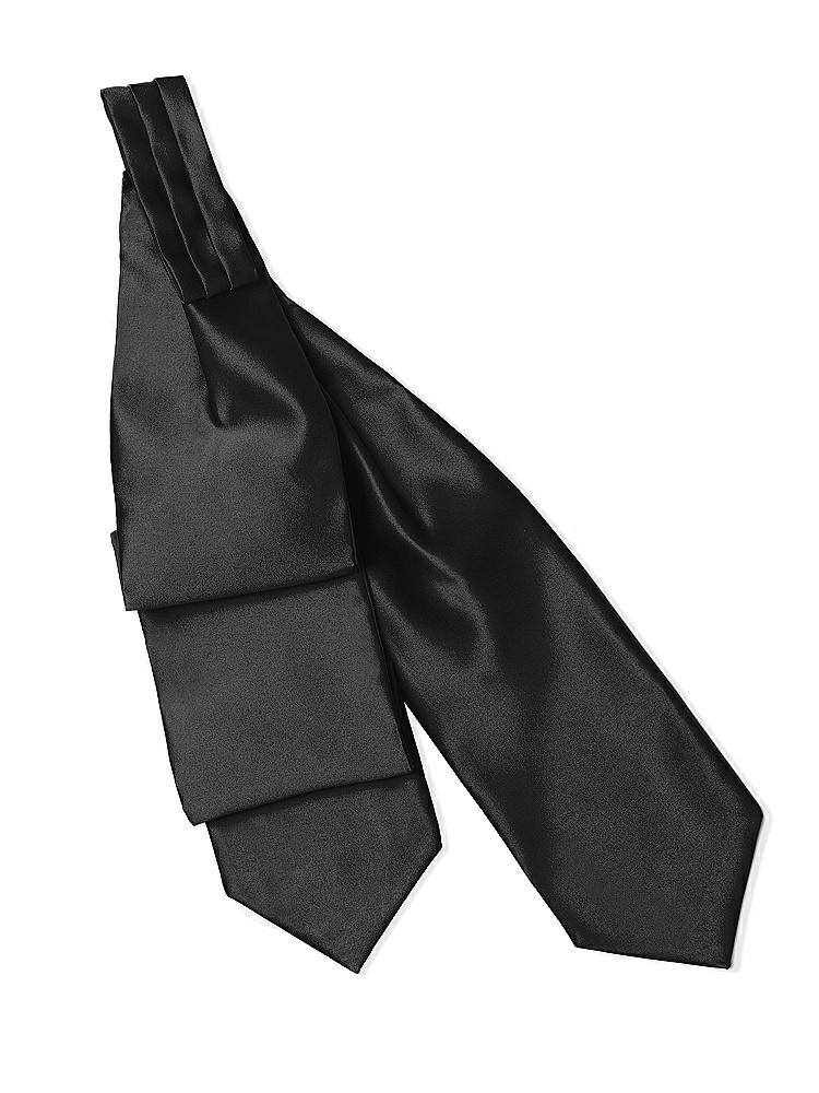 Back View - Black Matte Satin Cravats by After Six