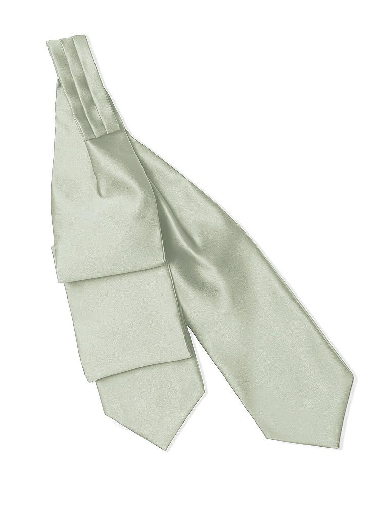 Back View - Celadon Matte Satin Cravats by After Six