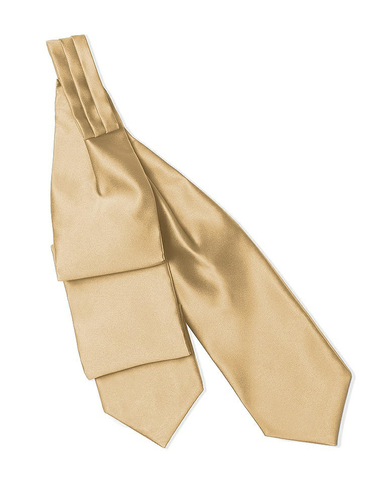 Back View - Venetian Gold Matte Satin Cravats by After Six