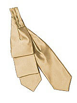 Rear View Thumbnail - Venetian Gold Matte Satin Cravats by After Six