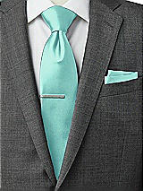 Rear View Thumbnail - Coastal Matte Satin Pocket Squares by After Six