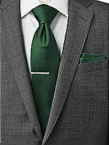 Rear View Thumbnail - Hampton Green Matte Satin Pocket Squares by After Six