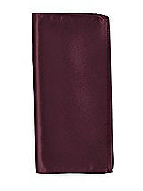 Front View Thumbnail - Bordeaux Matte Satin Pocket Squares by After Six