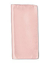 Front View Thumbnail - Rose - PANTONE Rose Quartz Matte Satin Pocket Squares by After Six