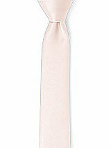 Front View Thumbnail - Blush Matte Satin Narrow Ties by After Six