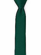 Front View Thumbnail - Hunter Green Matte Satin Narrow Ties by After Six