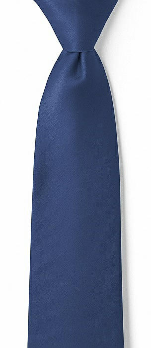 Matte Satin Boy's 14" Zip Necktie by After Six