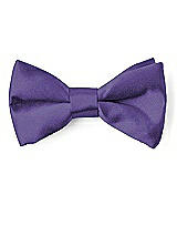 Front View Thumbnail - Regalia - PANTONE Ultra Violet Matte Satin Boy's Clip Bow Tie by After Six