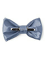 Rear View Thumbnail - Larkspur Blue Matte Satin Boy's Clip Bow Tie by After Six