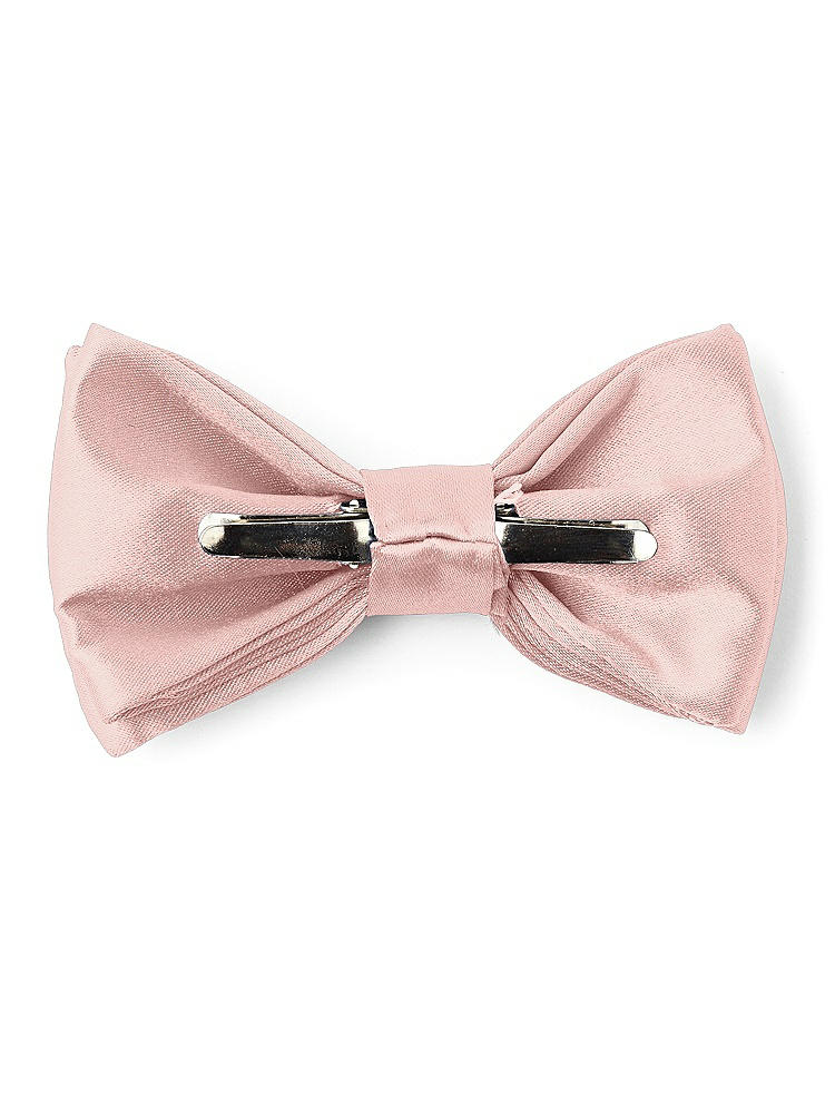 Back View - Rose - PANTONE Rose Quartz Matte Satin Boy's Clip Bow Tie by After Six