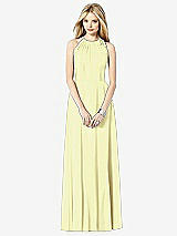 Front View Thumbnail - Butter Yellow After Six Bridesmaid Dress 6704