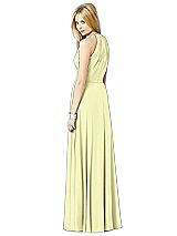 Rear View Thumbnail - Butter Yellow After Six Bridesmaid Dress 6704